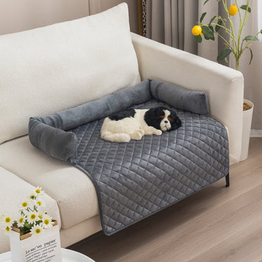with-pillow-pet-pad-dark-gray
